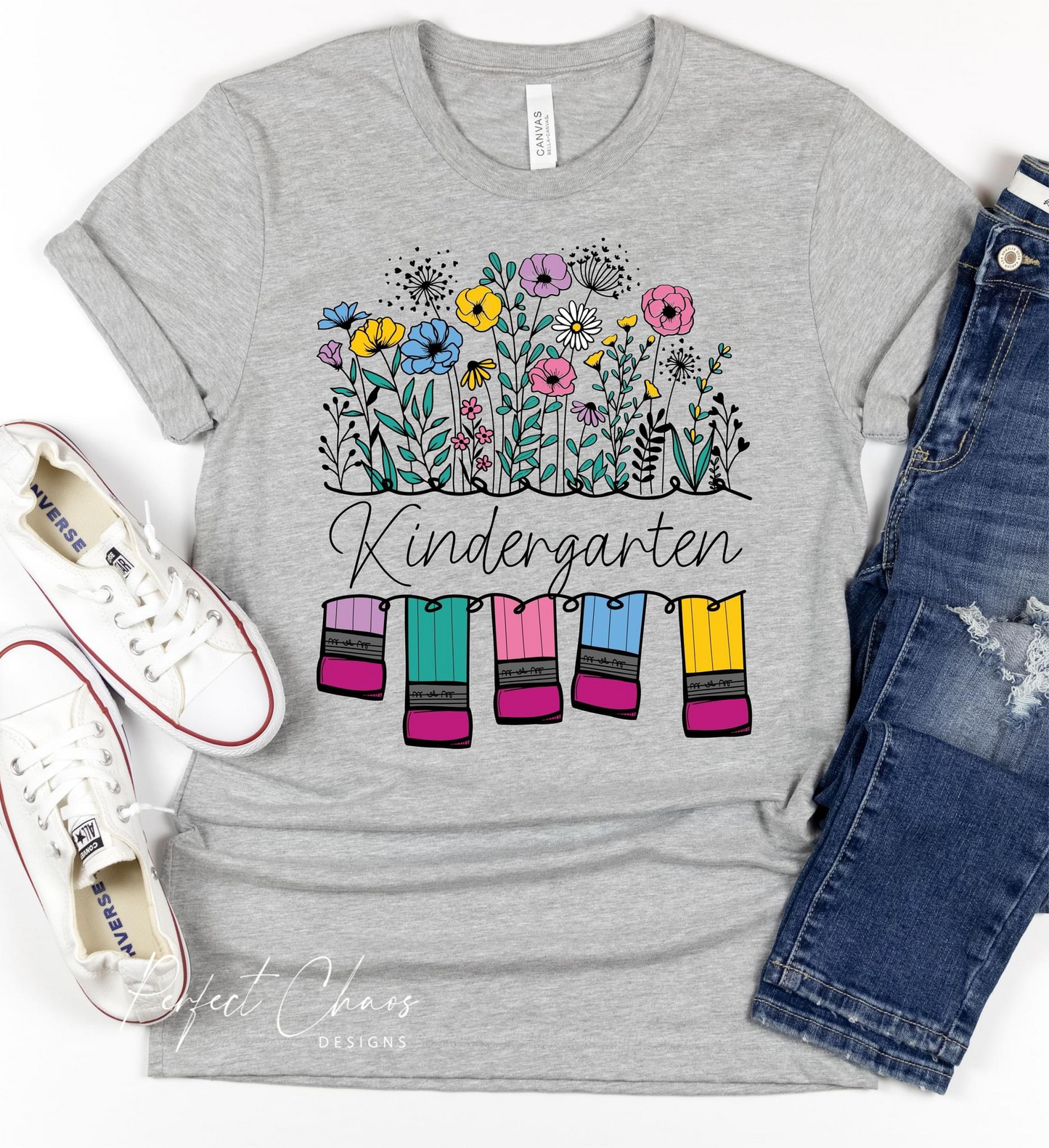 Floral Pencils - Custom School