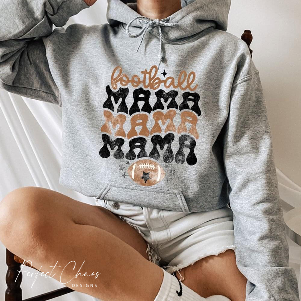 Football Mama Stacked