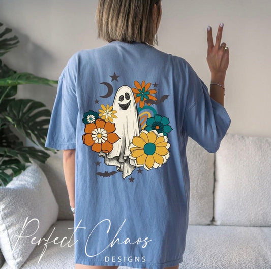 Retro Flower Ghost