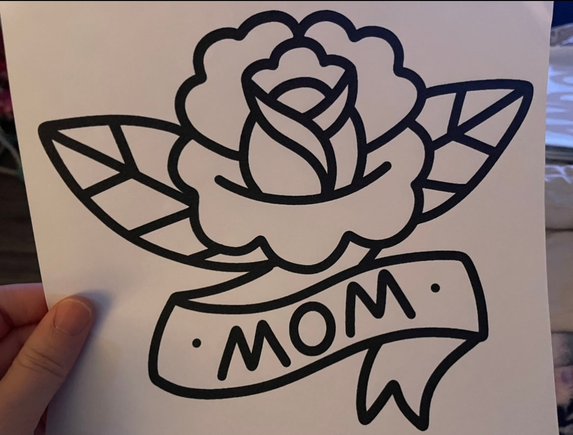 Mom W/ Rose