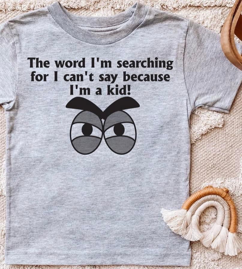The Word I'm Searching for - Youth