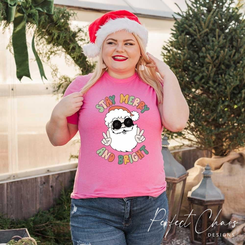 Stay Merry and Bright Retro
